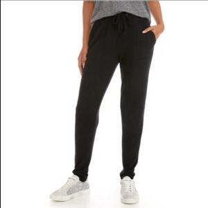 Moondance Black Fleece Jogger Sweatpants